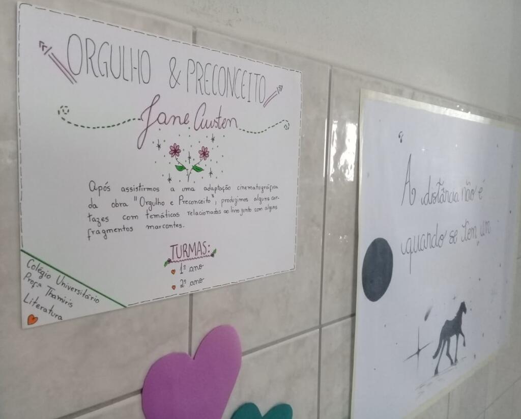 Confira como foi a aula de Literatura dos alunos do 1º e 2º Ano do Ensino Médio