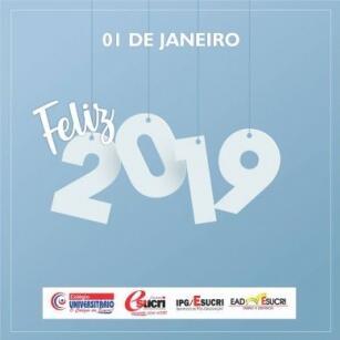 Feliz 2019 com muito conhecimento, aprendizado e sucesso!