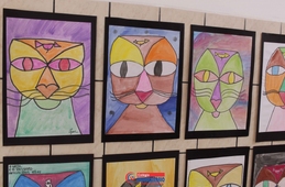Releitura da obra “O GATO E O PÁSSARO” de Paul Klee