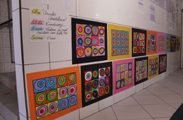 Releitura da obra “CÍRCULOS CONCÊNTRICOS” de Kandinsky