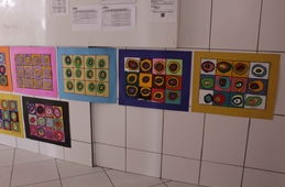 Releitura da obra “CÍRCULOS CONCÊNTRICOS” de Kandinsky