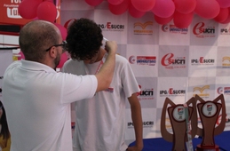 Alunos recebem medalhas do JESC 2019