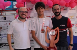 Alunos recebem medalhas do JESC 2019