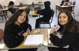 Aprendendo frações com cartas