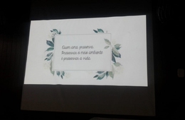 Encerramento do projeto do mês do Meio Ambiente