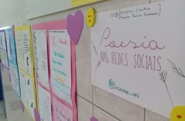 Poesia na aula de Literatura dos alunos do 3º Ano do Ensino Médio